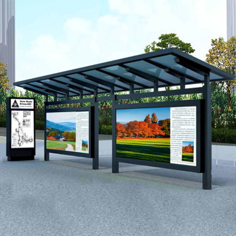 Street Furniture Premium Advertising Bus Stop Shelter